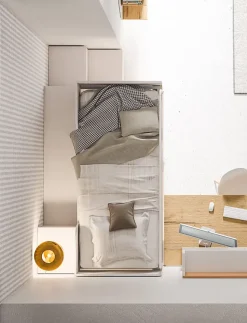 Letto moderno con contenitore Container Collezione esclusiva a prezzo scontato