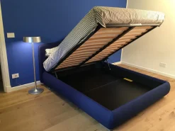 Letto moderno con contenitore Luxury round Oggioni a prezzo scontato