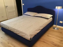 Letto moderno con contenitore Luxury round Oggioni a prezzo scontato