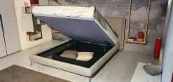Letto moderno con contenitore Osaka Noctis a prezzo scontato