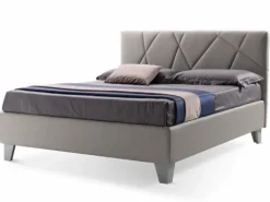 Letto moderno con contenitore Chiara ecopelle Stilfar a prezzo ribassato