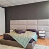 Letto moderno con contenitore Boiserie Conte a prezzo ribassato