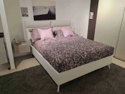 Letto moderno con contenitore Letto plio con contenitore alto Oggioni a prezzo scontato