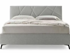 Letto moderno con contenitore Chiara tessuto Stilfar a prezzo scontato