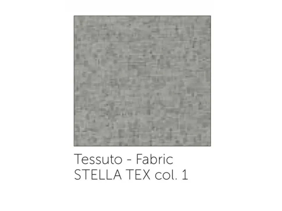 Letto moderno con contenitore Chiara tessuto Stilfar a prezzo scontato