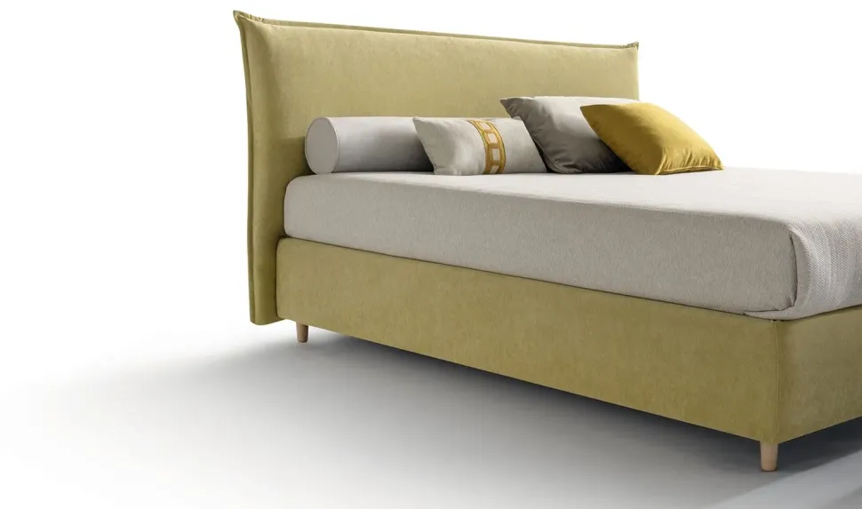 Letto moderno con contenitore Adamas Nefi a prezzo scontato