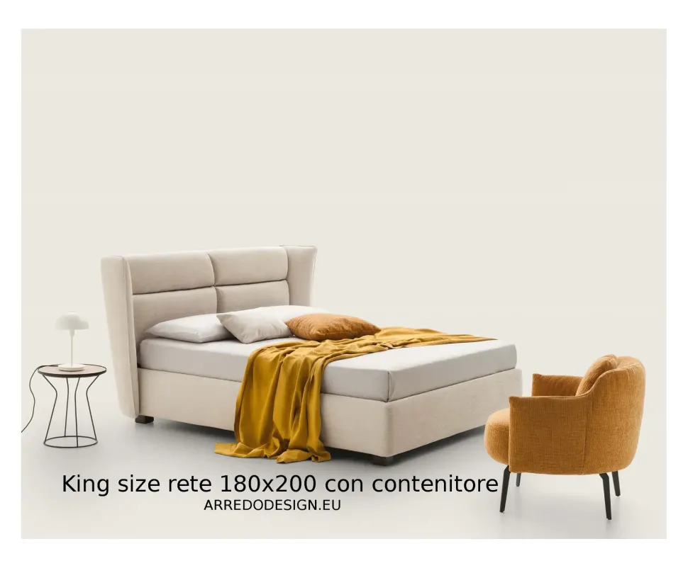 Letto moderno con contenitore Pasodoble Le comfort a prezzo scontato