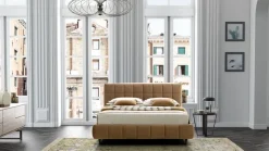 Letto moderno con contenitore Orange Artigianale a prezzo scontato