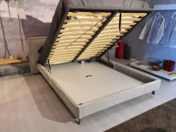 Letto moderno con giroletto Flann air 2.0 Ditre italia a prezzo scontato