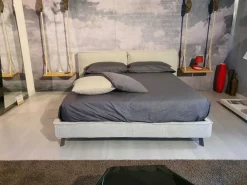 Letto moderno con giroletto Flann air 2.0 Ditre italia a prezzo scontato