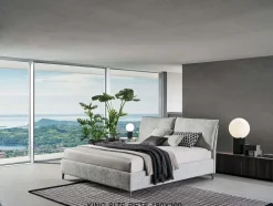 Letto moderno con piedini Blanca Twils a prezzo scontato