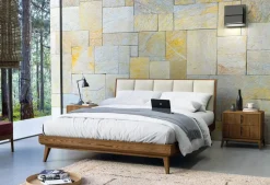 Letto moderno con piedini 1309 Mobilificio bellutti a prezzo ribassato