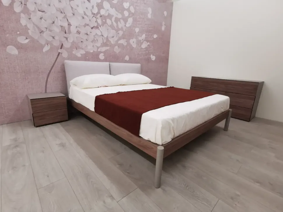 Letto moderno con piedini Eden soft Dielle modus a prezzo scontato
