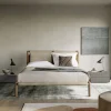 Letto moderno con piedini Tepu Dall'agnese a prezzo scontato