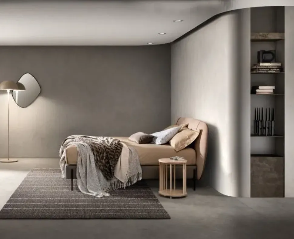 Letto moderno con piedini Set Samoa a prezzo scontato