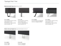 Letto moderno Crook Samoa con uno sconto del 35%