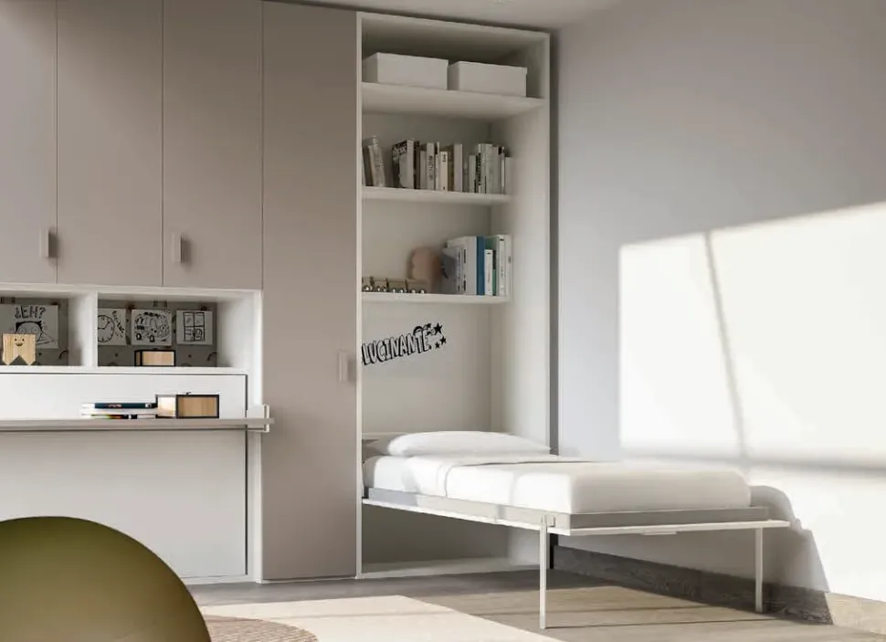 Letto moderno Fly Zg mobili scontato 40%