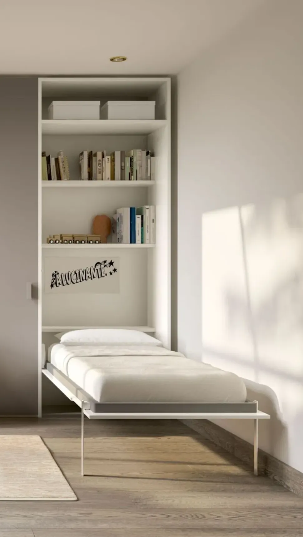 Letto moderno Fly Zg mobili scontato 40%