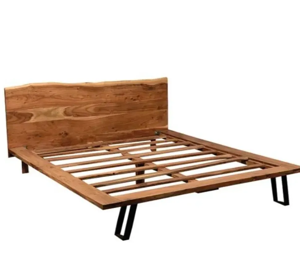 Letto moderno Letto legno modello foster legno india Outlet etnico con un ribasso del 40%