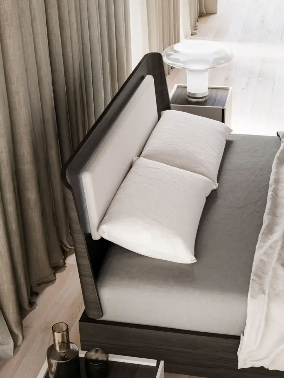 Letto moderno Letto orme modello aura Orme scontato 40%