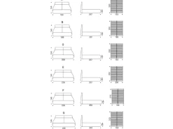 Letto moderno Matisse Cattelan con un ribasso esclusivo