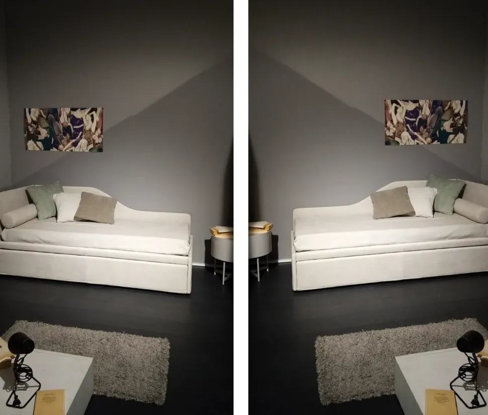 Letto moderno Niccolo doppio letto Gienne scontato 45%