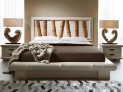 Letto moderno Virunga contenitore Outlet etnico con uno sconto del 11%