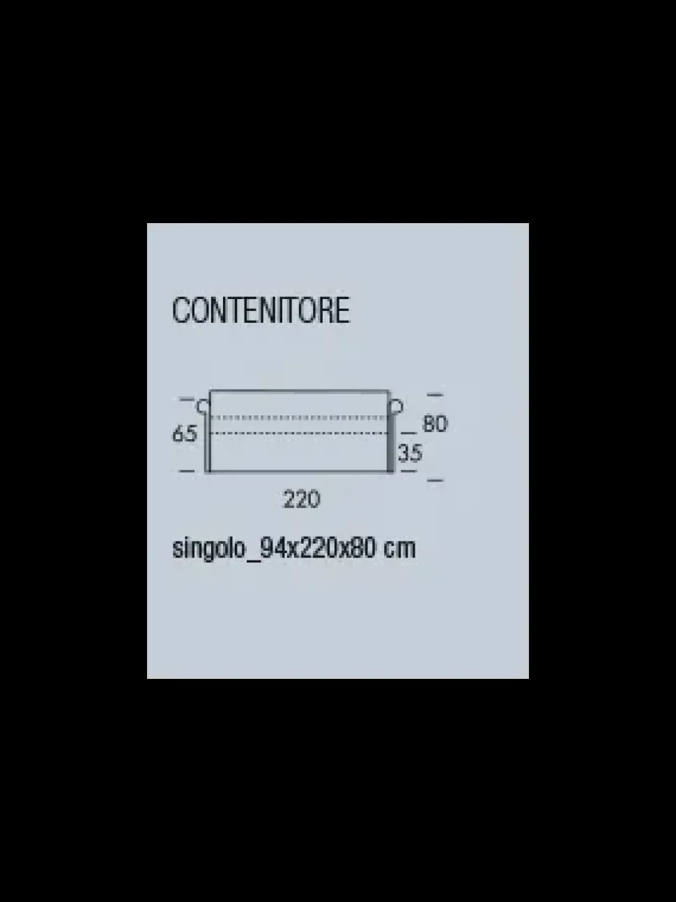 Letto moderno Zaffiro Nefi con un ribasso del 50%