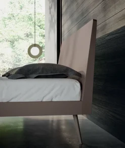 Letto Olivia Orme in laccato con gambe a prezzo ribassato!