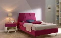 Letto piazza e mezzo con giroletto Peak plus poly Moretti compact a prezzo scontato