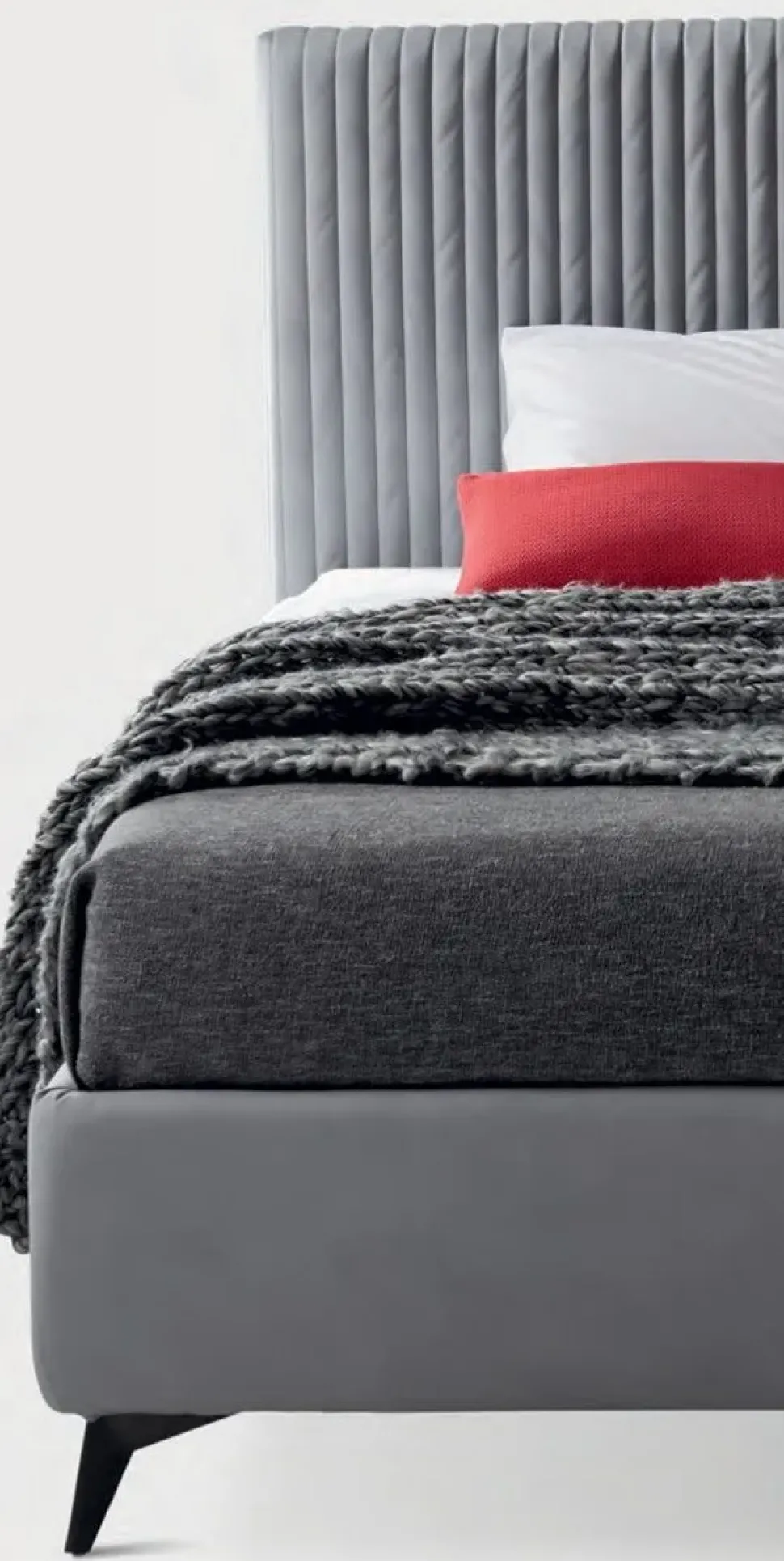 Letto piazza e mezzo con contenitore Letto contenitore velluto extra luxury Md work a prezzo ribassato