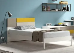 Letto piazza e mezzo con pediera Fusion Zg mobili a prezzo scontato