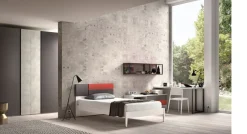 Letto piazza e mezzo con pediera Fusion Zg mobili a prezzo scontato