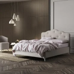 Letto piazza e mezzo con giroletto Barbara a prezzo riservato