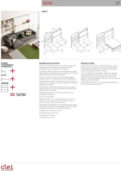 LETTO Promo sul nuovo letto swing Clei a PREZZI OUTLET