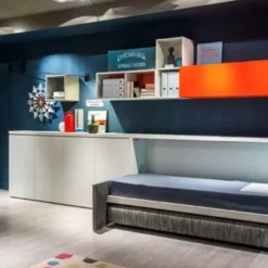 Letto singolo a scomparsa Kali sofa'90 Clei a prezzo ribassato
