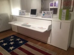 Letto singolo a scomparsa Kali 90 board Clei a prezzo ribassato