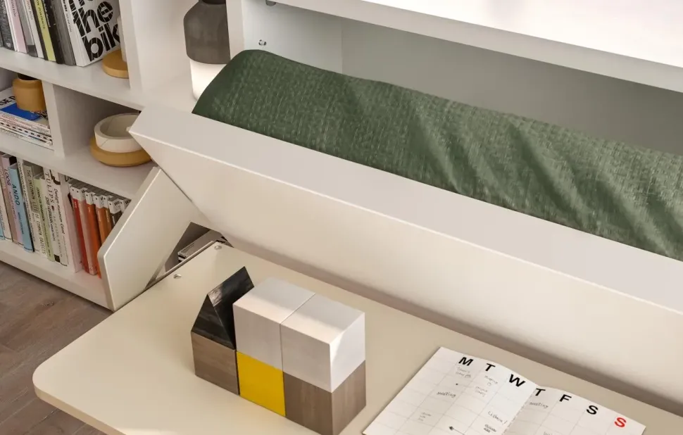 Letto singolo a scomparsa Kali 90 board Clei a prezzo ribassato