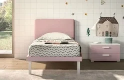 Letto singolo con gambe Easy Zg mobili a prezzo ribassato