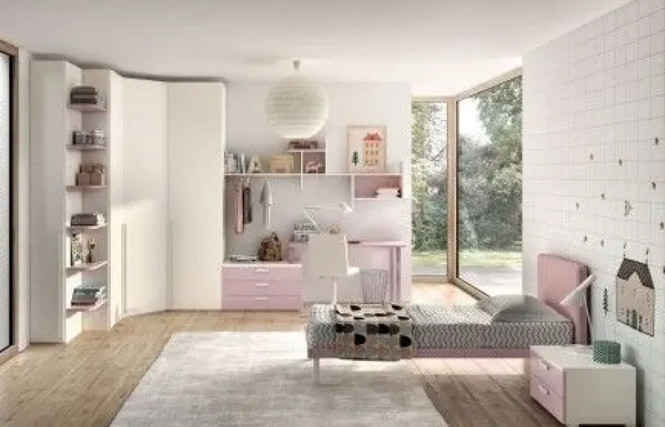 Letto singolo con gambe Easy Zg mobili a prezzo ribassato