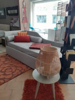 Letto singolo con giroletto Line Bolzan a prezzo ribassato