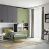 Letto singolo con piedini Volo Colombini casa a prezzo ribassato