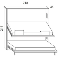 Letto singolo Letto a castello larice verde acido Artigianale con un ribasso IMPERDIBILE