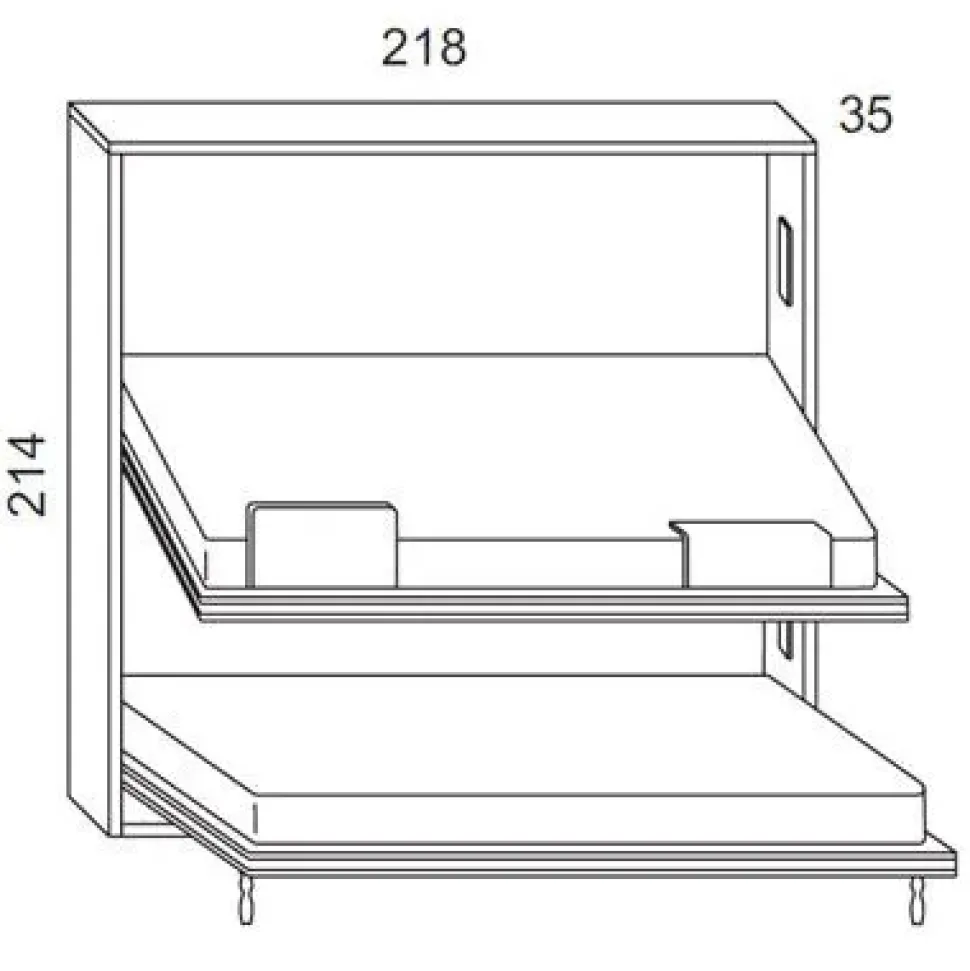 Letto singolo Letto a castello larice verde acido Artigianale con un ribasso IMPERDIBILE