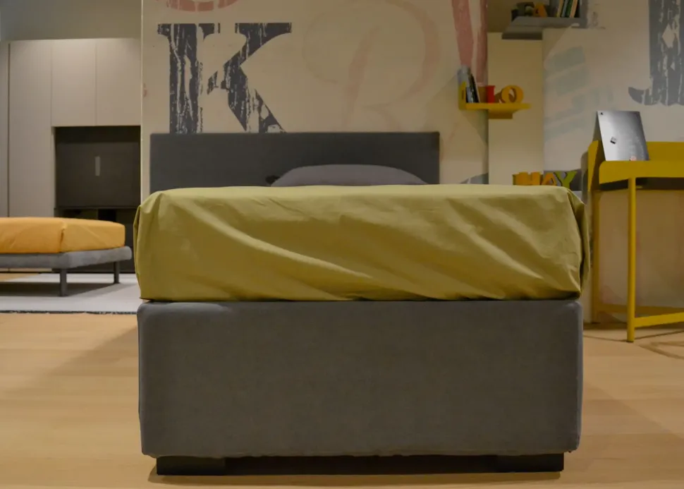 Letto singolo moderno Haiti Milano bedding a prezzo ribassato