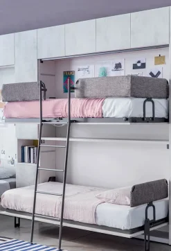 Letto singolo moderno Nikai up Clever a prezzo ribassato