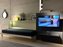 Letto singolo moderno Poppi theatre tv Clei a prezzo ribassato