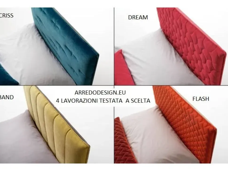 Letto singolo moderno Spin * Samoa a prezzo ribassato