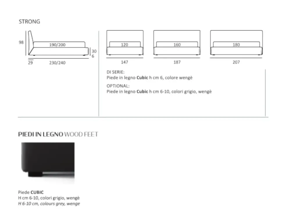 LETTO Strong Samoa in OFFERTA OUTLET - 35%