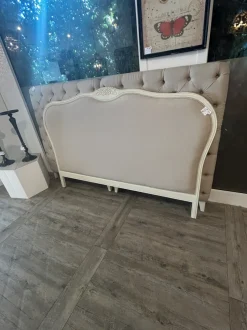 LETTO Testiera classica Dialma brown in OFFERTA OUTLET - 50%